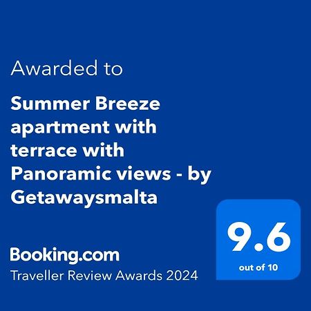 Summer Breeze Apartment With Terrace With Panoramic Views - By Getawaysmalta Mellieħa Eksteriør billede